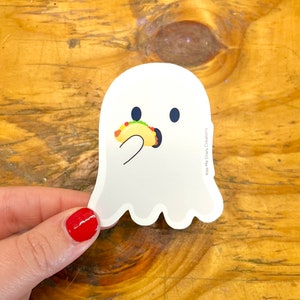 Taco-spooksticker - waterbestendige vinylsticker