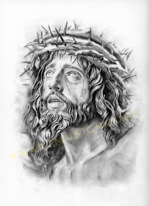 Sacred Heart Of Jesus Christ - Kent Chua - Drawings & Illustration,  Religion, Philosophy, & Astrology, Christianity, Jesus - ArtPal