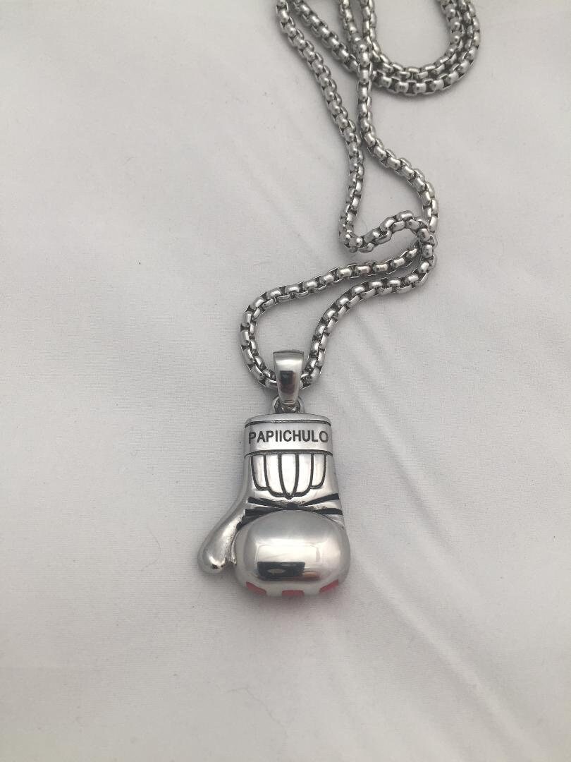 Boxing Glove With 24inch Rounded Box Chain | Etsy