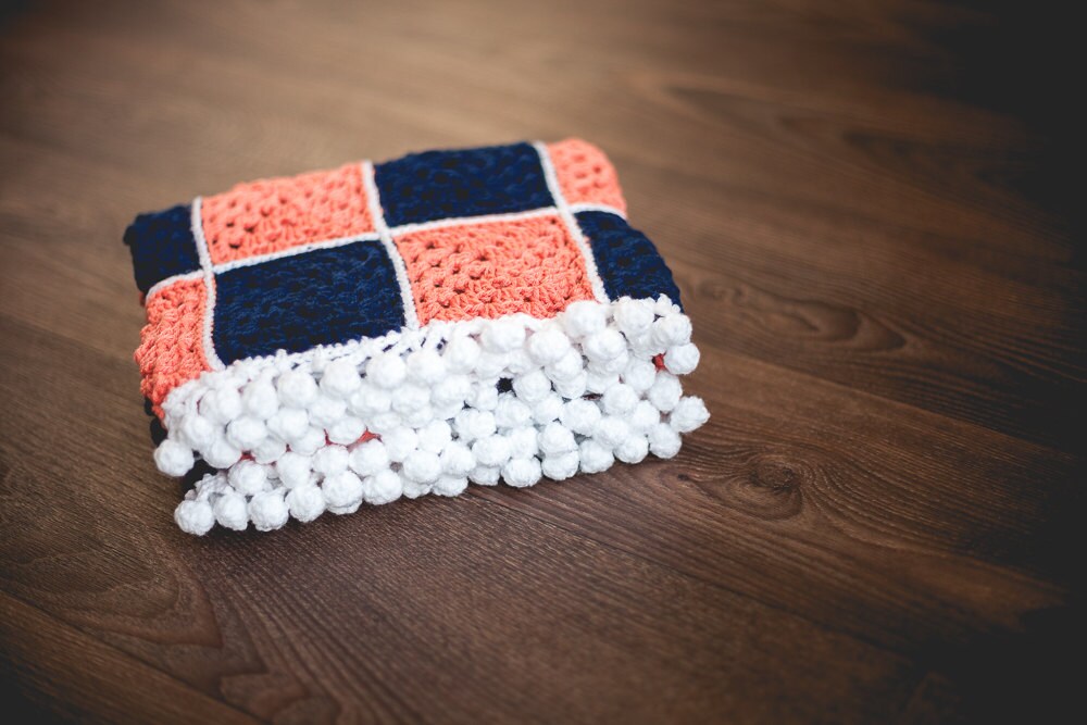 Checkered baby blanket Etsy