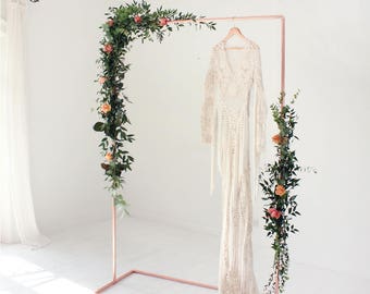 Copper Wedding Backdrop Archway Frame for Flowers & Garlands