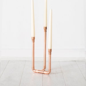 Trio Tall Candle Holder Centerpiece - Weddings