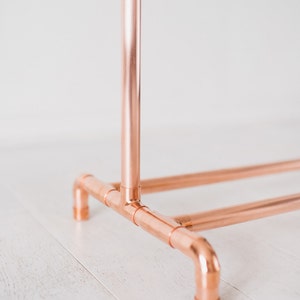 Original Copper Pipe Clothing Rail / Garment Rack / Clothes Storage image 3