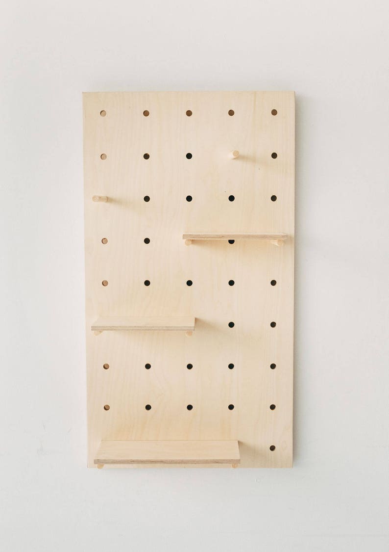 Display Birch Plywood Pegboard / Shelving / Display Unit / Etsy Australia
