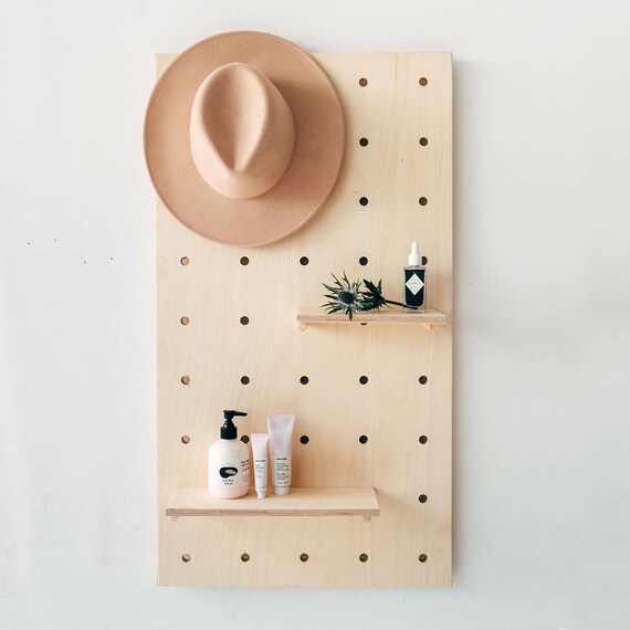 Pegboard Plywood Coat Rack Tradingbasis