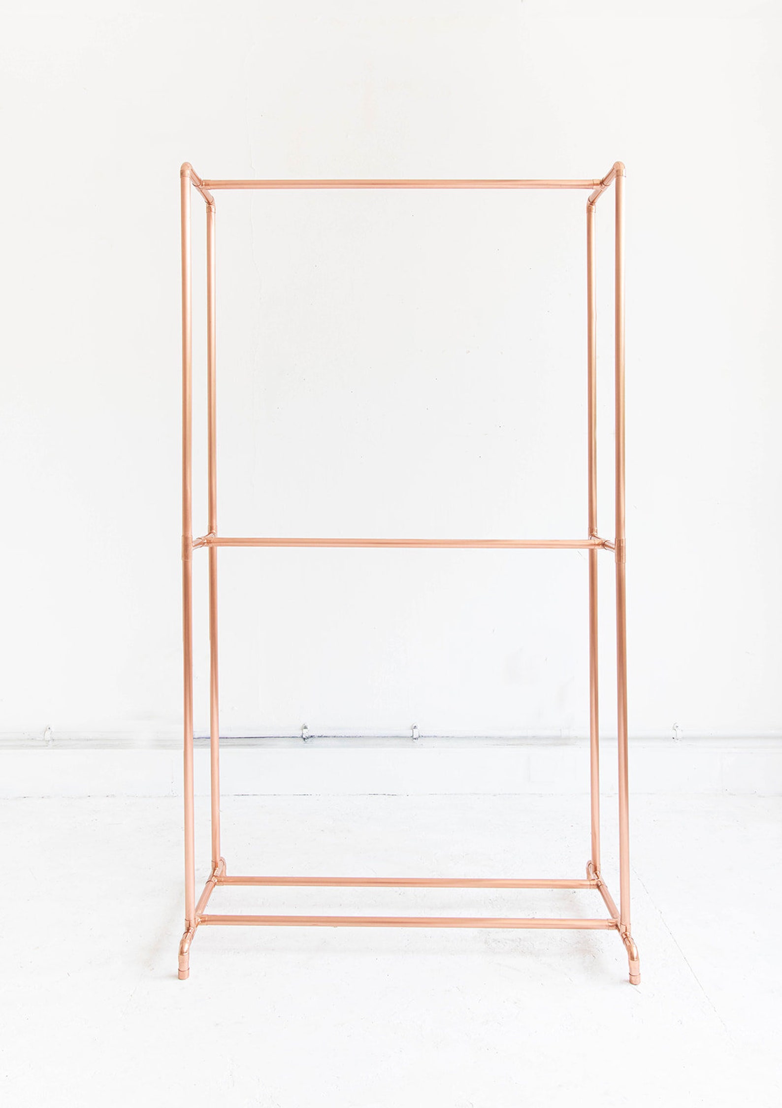 Double Copper Pipe Clothing Rail / Clothes Storage / Garment Rack - Etsy
