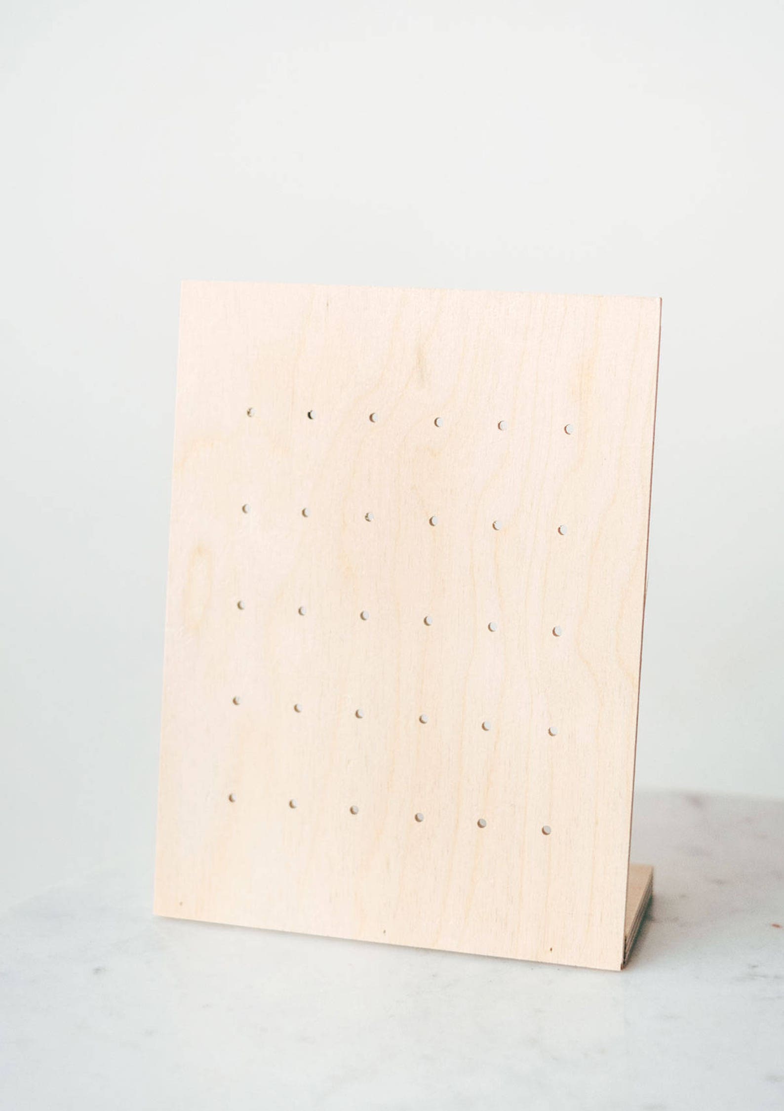 Birch Plywood Free Standing Jewellery Stand for Earrings Etsy