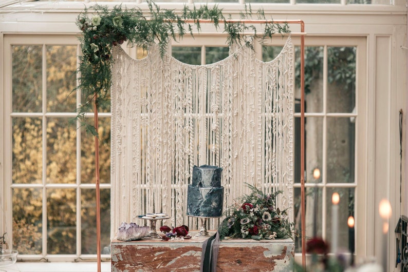 Copper Wedding Backdrop Archway Frame for Flowers & Garlands image 5