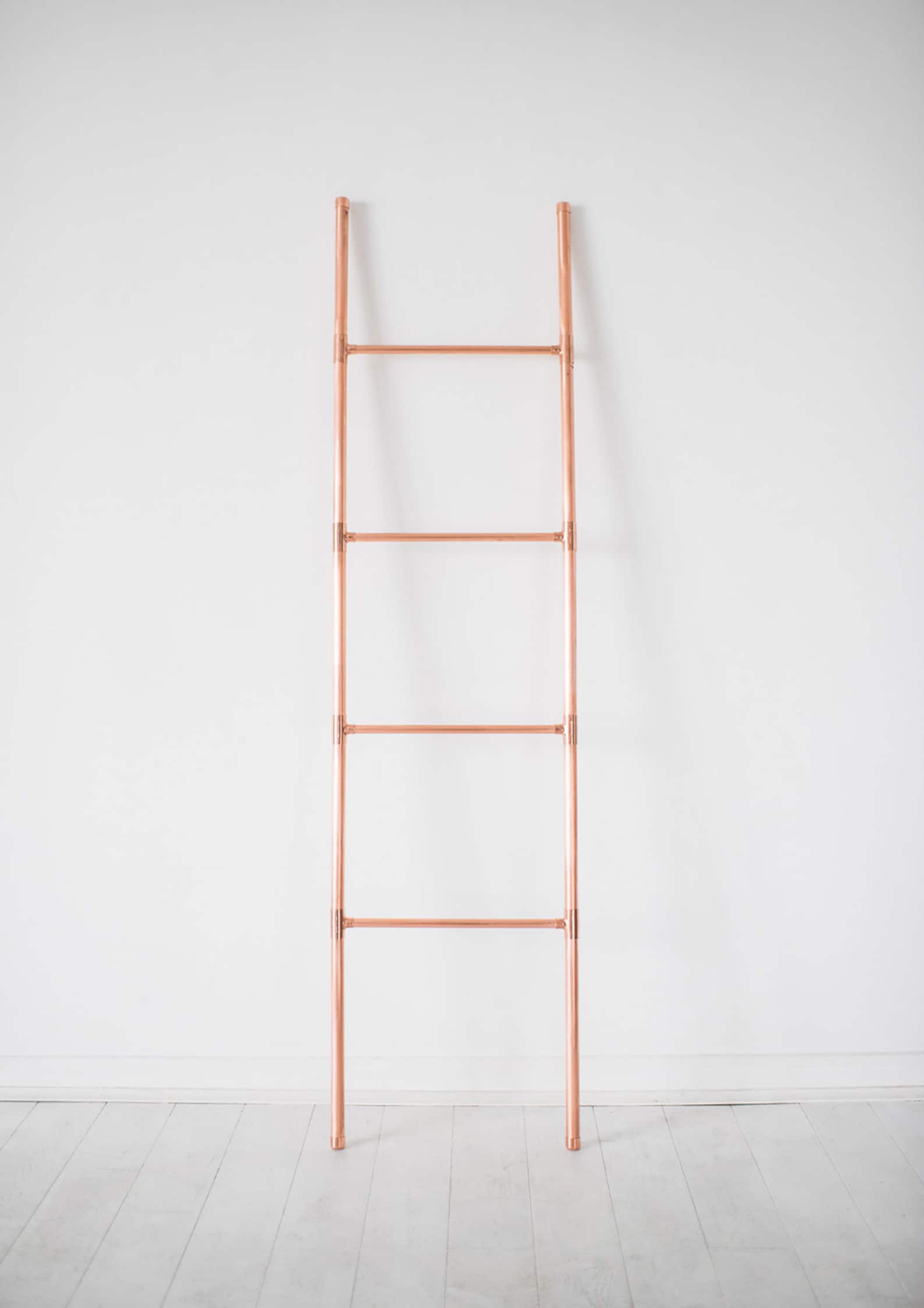 Taller Copper Pipe Ladder for Blankets Towels Retail Display Etsy