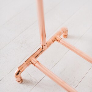 Original Copper Pipe Clothing Rail / Garment Rack / Clothes Storage image 4