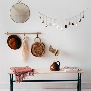 Black Iron and Birch Plywood Bench / Display Table image 5