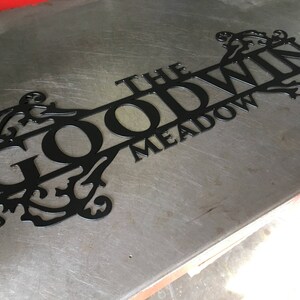 Custom Metal Sign - Last Name Wall Art | Wedding Gift | Christmas Gift | Decor | Established Year | #1335