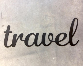 Friends Metal Lettering Steel Wall Art Cursive Text Personalized Gift ...