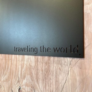 Customizable Metal Magnet Board | Inspirational Home Decor