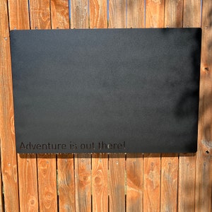 Adventure is out there! Metal Magnet Display Board | Magnet Sign | Story Board | Metal Home Decor | Memo Board | Housewarming Gift | #1218