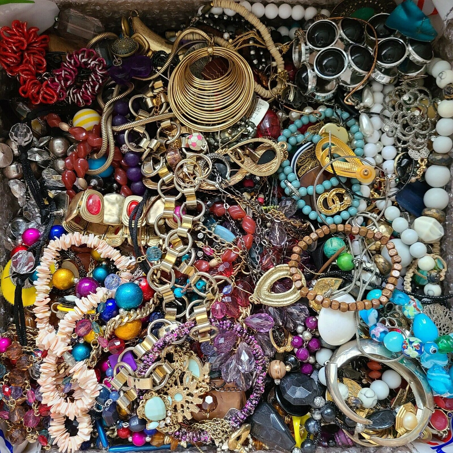 7LB Junk Box Wholesale Unsearched Jewelry Truly Curious Etsy