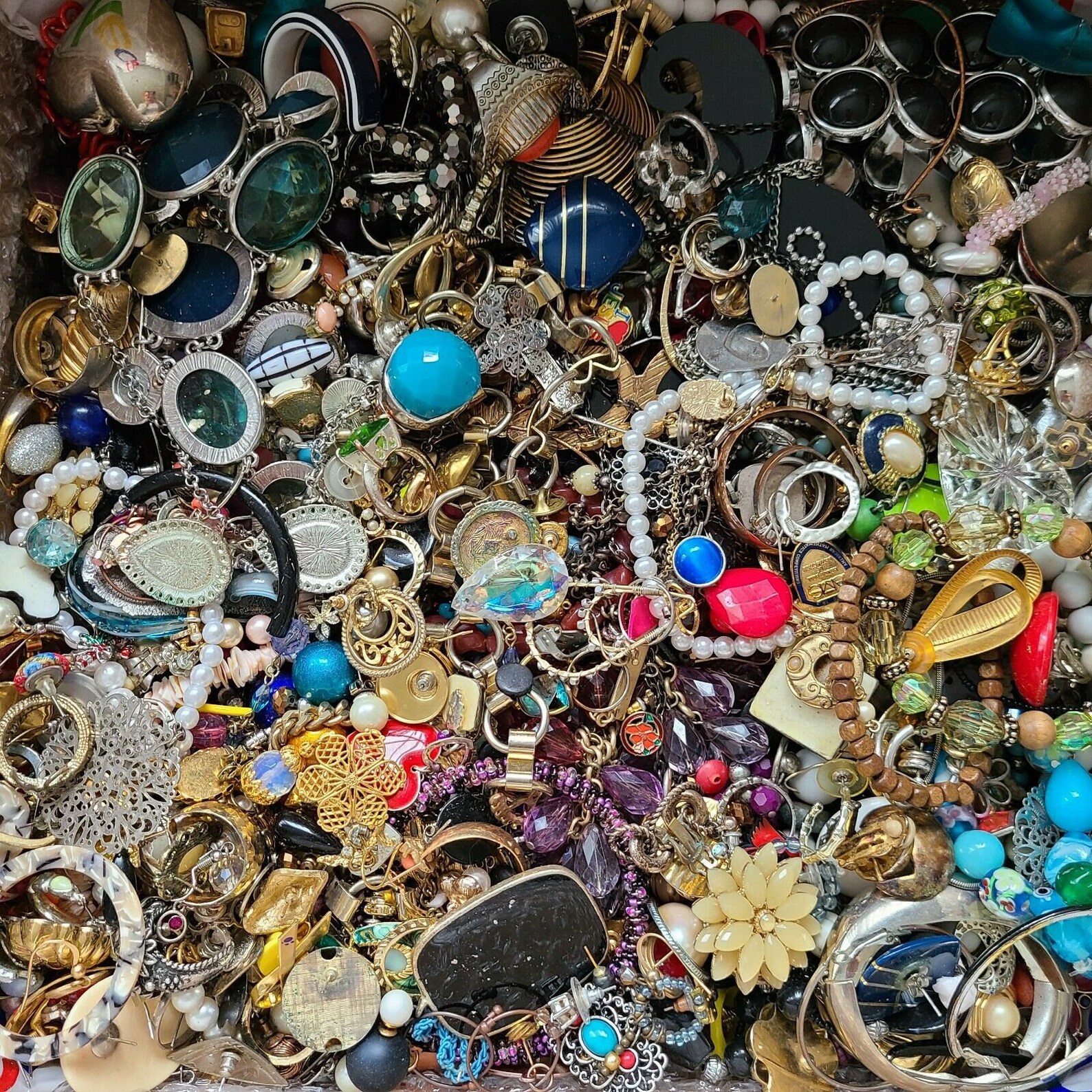 7LB Junk Box Wholesale Unsearched Jewelry Truly Curious Etsy