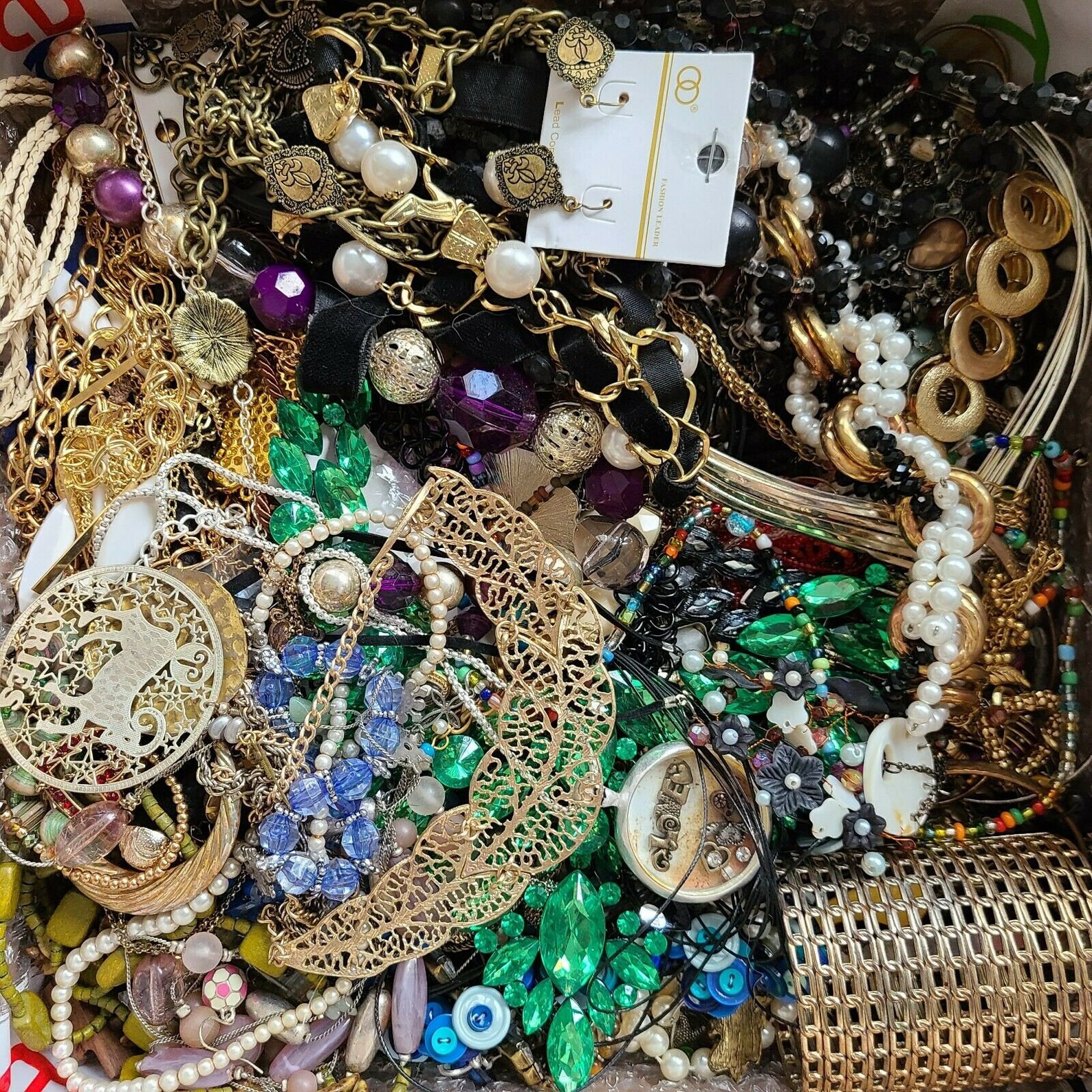 7LB Junk Box Wholesale Unsearched Jewelry Truly Curious Etsy