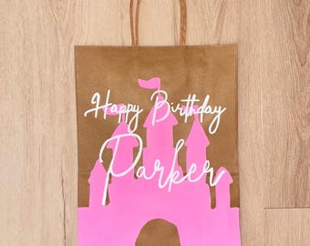 personalized hand painted gift bag
