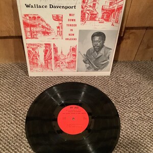 Wallace Davenport Way Down Yonder in New Orleans - 12” Vintage Vinyl Record