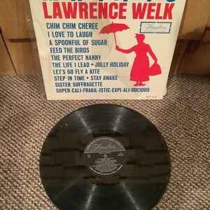Mary Poppins Lawrence Welk - 12” Vintage Vinyl Record