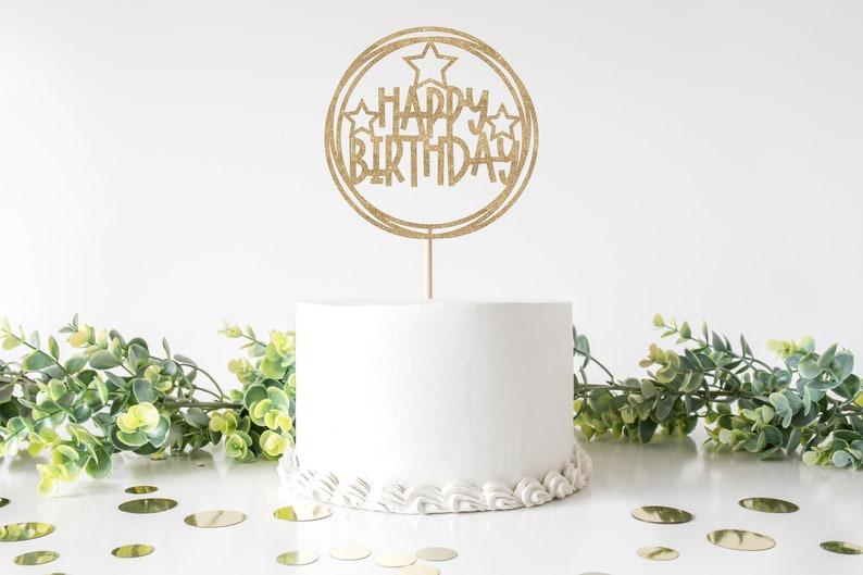 Free Free Cake Topper Cricut Svg 925 SVG PNG EPS DXF File