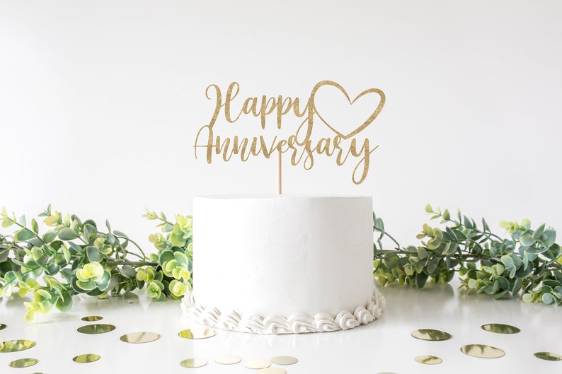 Download Happy Anniversary SVG Anniversary Cake Toppers svg Wedding ...