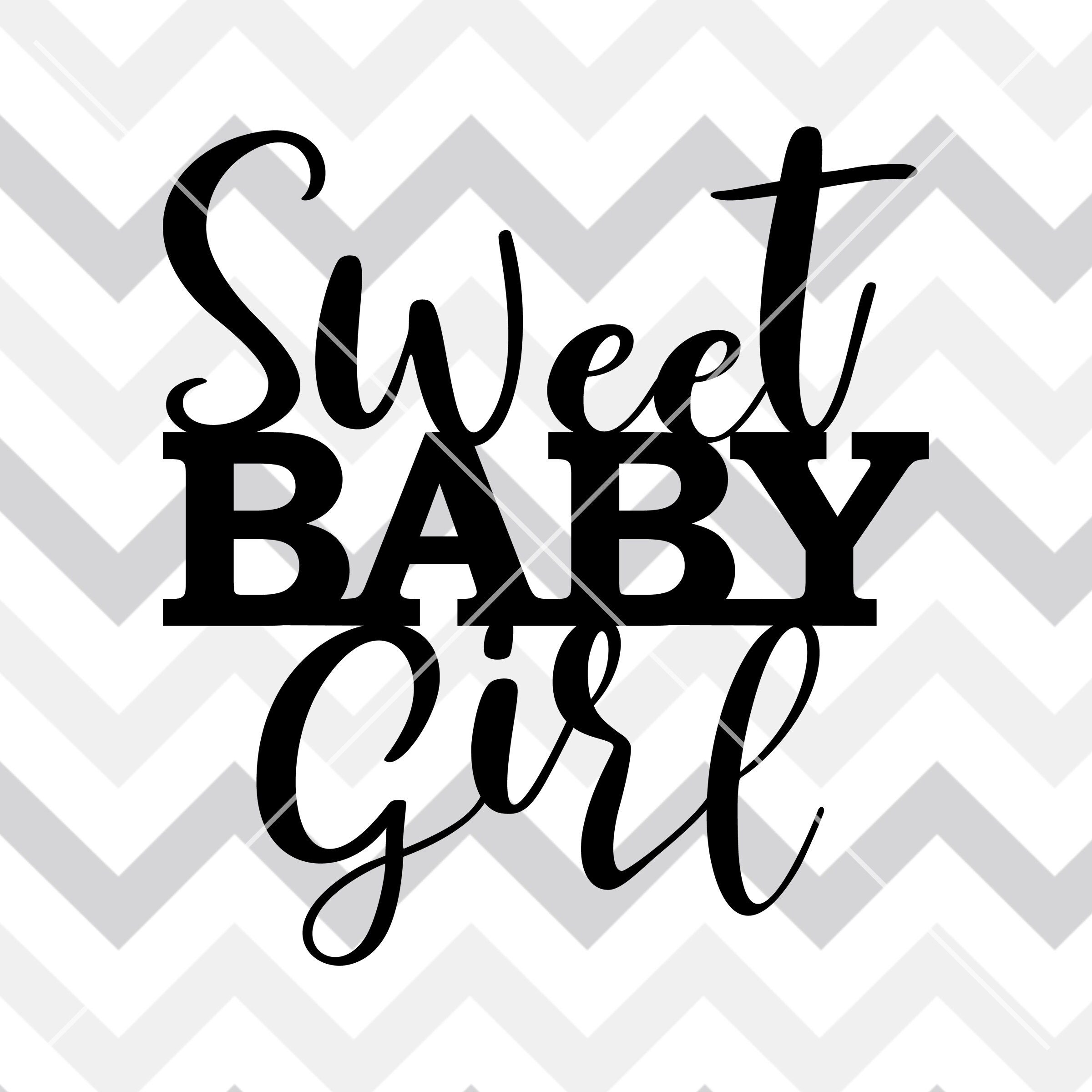 Sweet Baby Girl SVG Cake Toppers Svg Baby Shower Svg Oh Etsy Australia