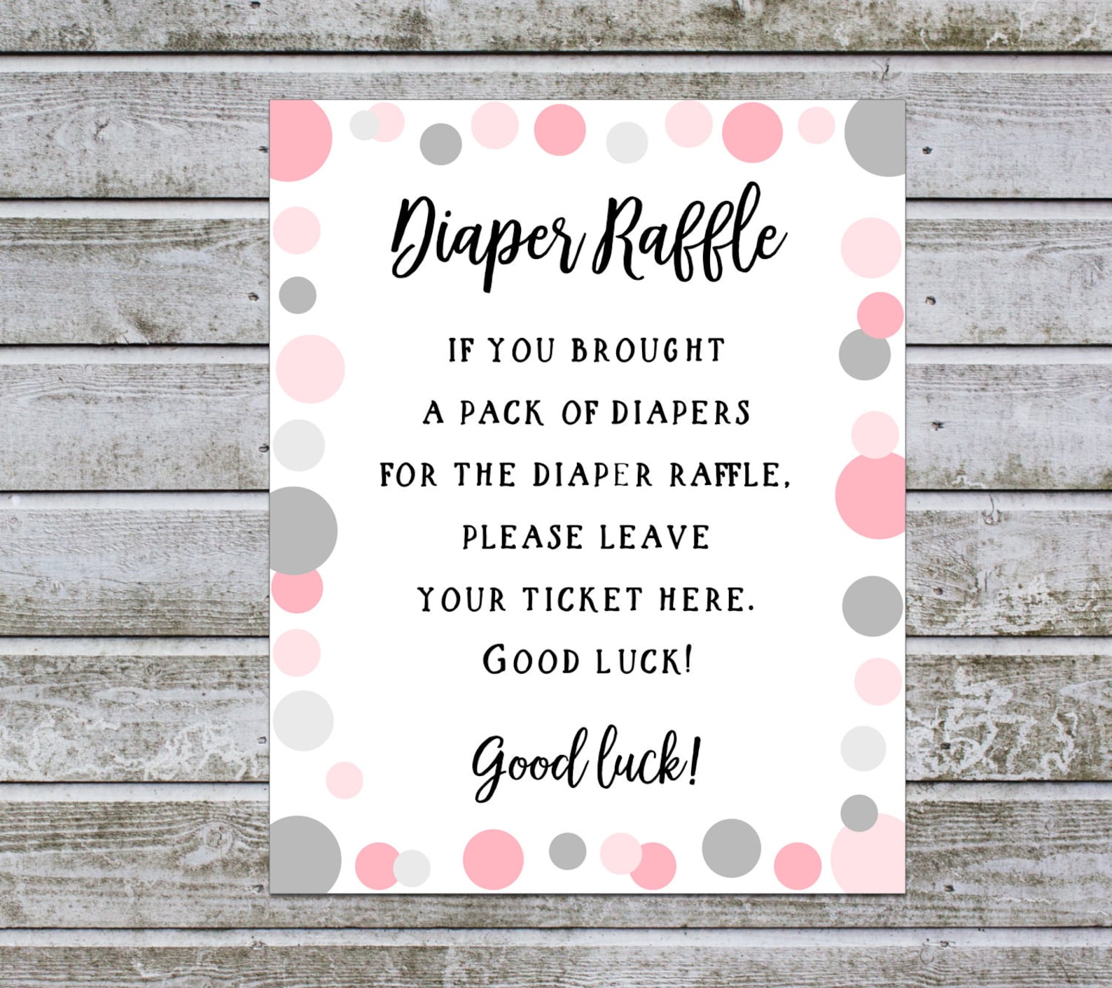 What Is A Diaper Raffle