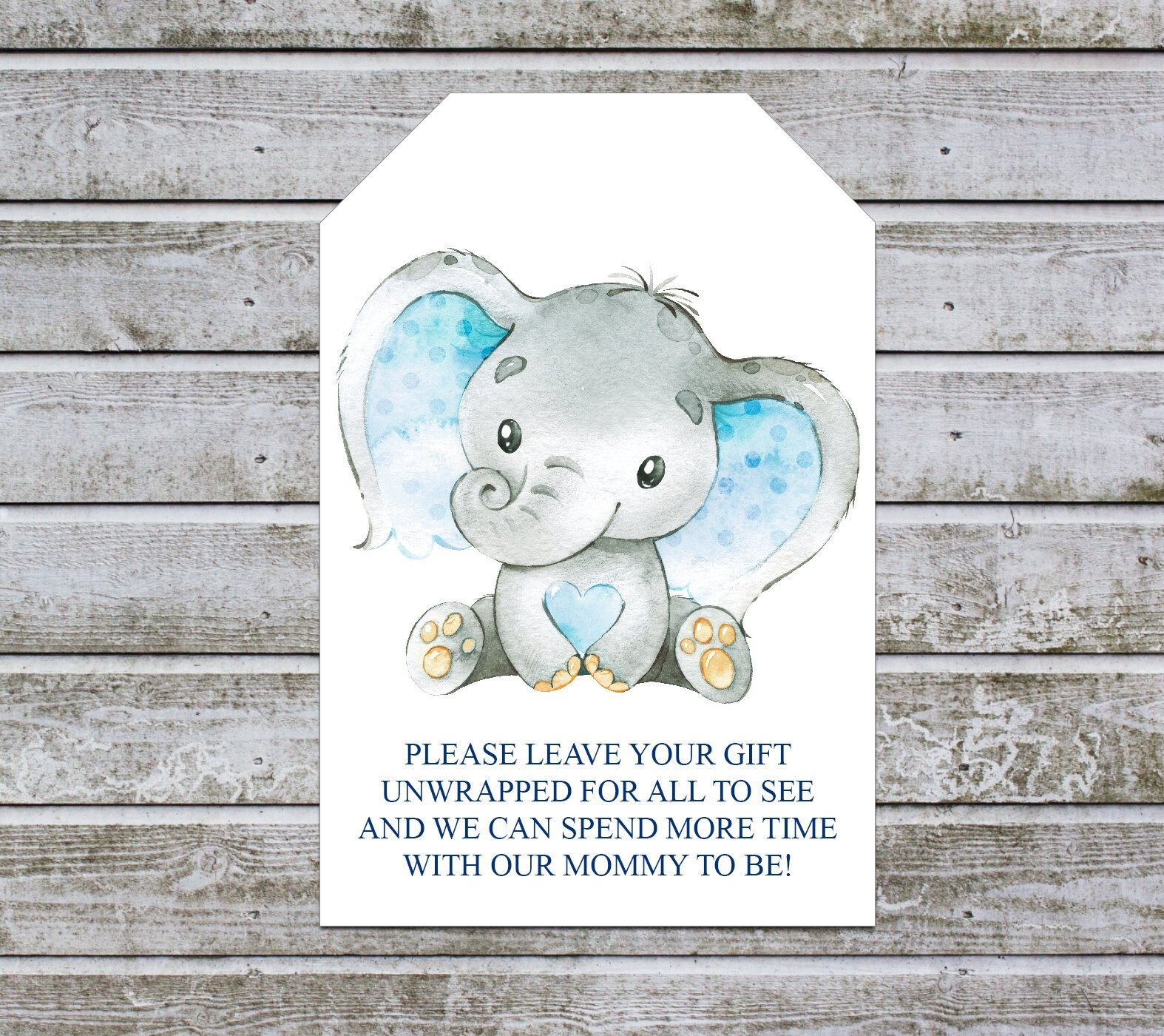 Boy Baby Shower Tags Printable, Display Shower Insert, Unwrapped Gift Request, Display Shower Baby Shower Insert Instant Download (w1a)