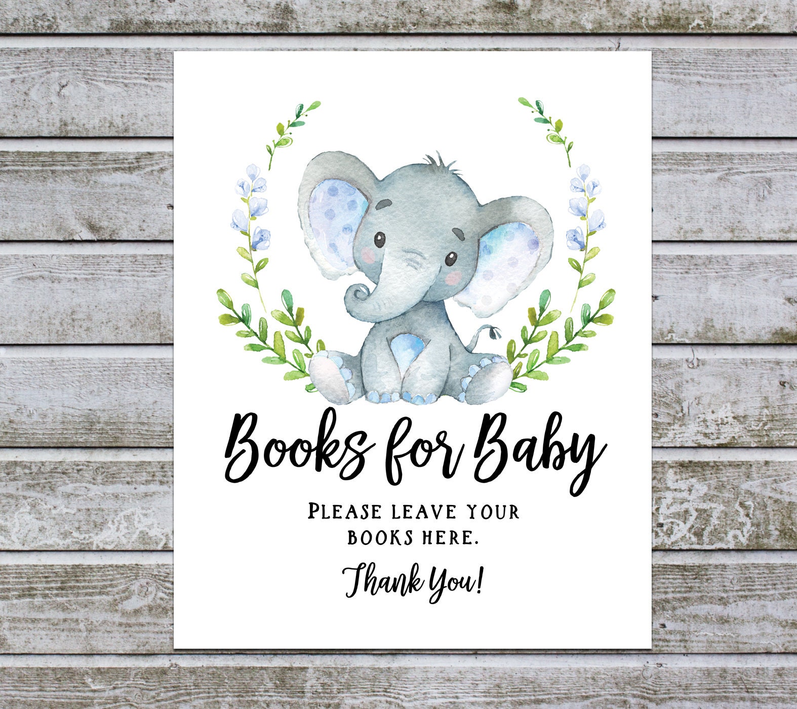 Sign Baby Shower Printable Books for Baby Sign printable Etsy