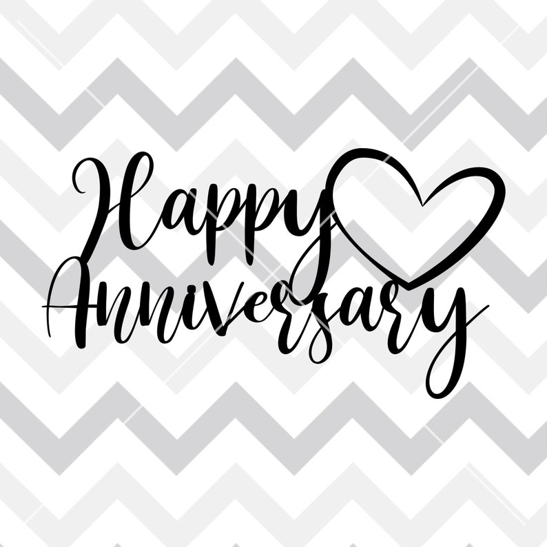 Download Happy Anniversary SVG Anniversary Cake Toppers svg Wedding | Etsy