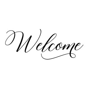 Witamy SVG, plik powitalny SVG, znak powitalny SVG, powitanie SVG na ślub, powitanie na drzwiach wejściowych | AQ49