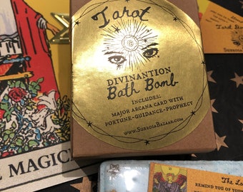 TAROT Bath Bomb with Divine message inside!