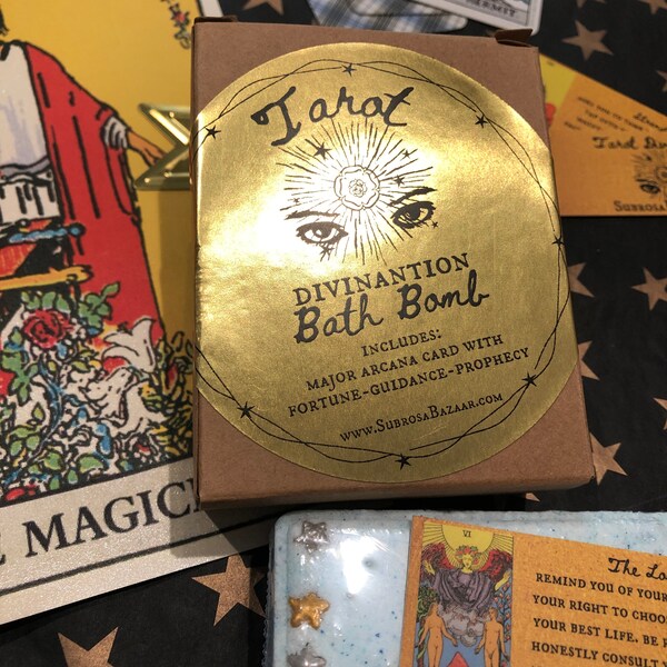 TAROT Bath Bomb with Divine message inside!