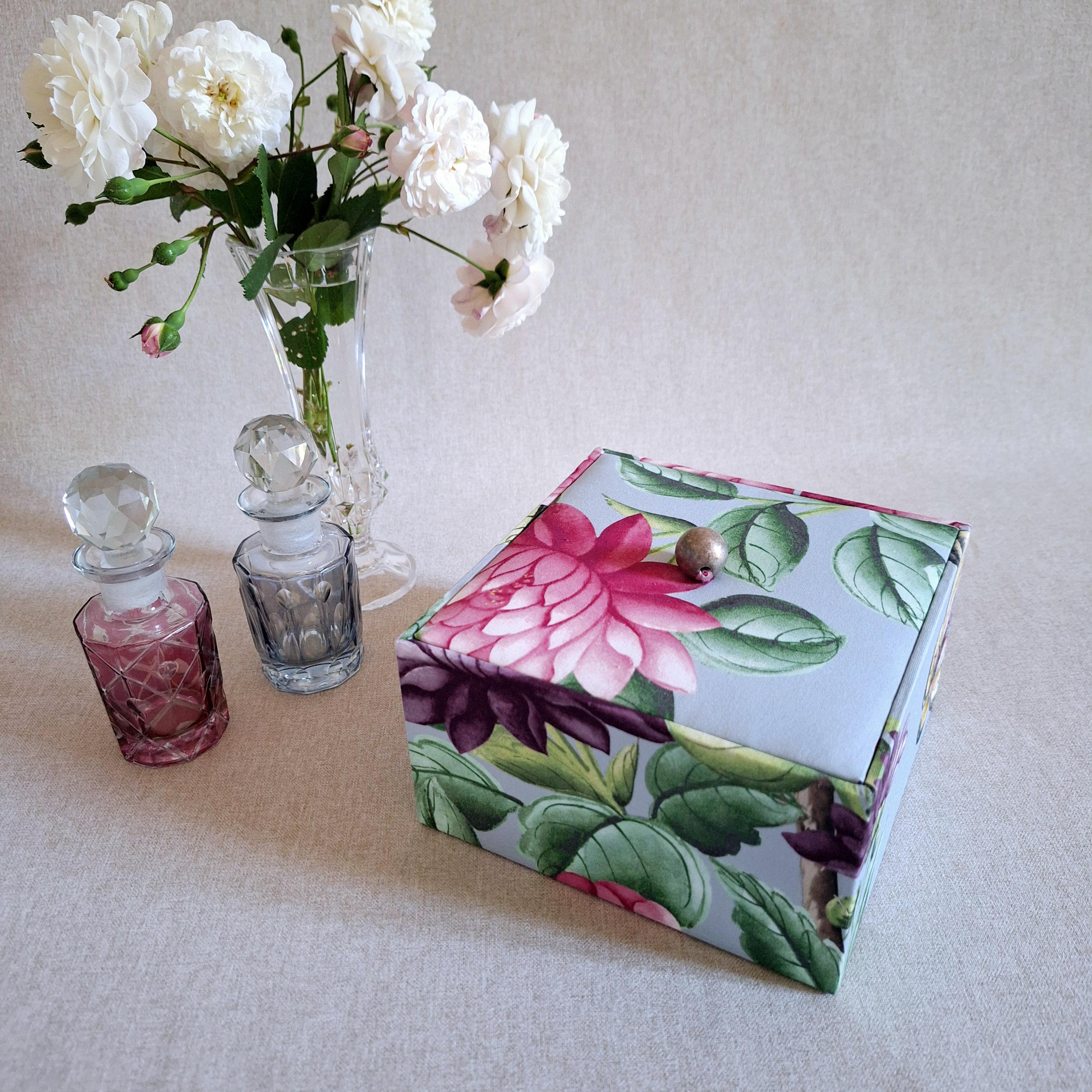 Chic Floral Hair Accessory Box Decorative Hair Clip Storage Box - Etsy main image 4