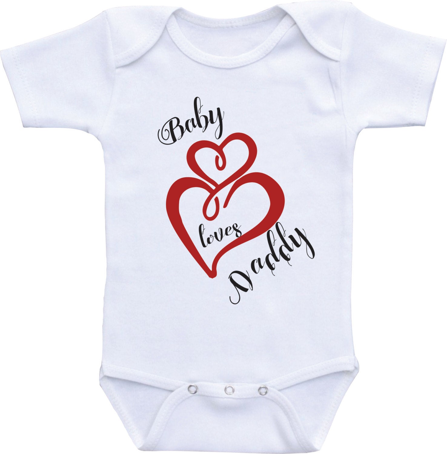 Baby Loves Daddy Daddy Loves Baby Onesie Love My Dad My Dad Etsy