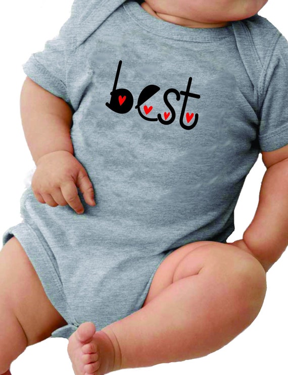 dad and baby girl matching onesie