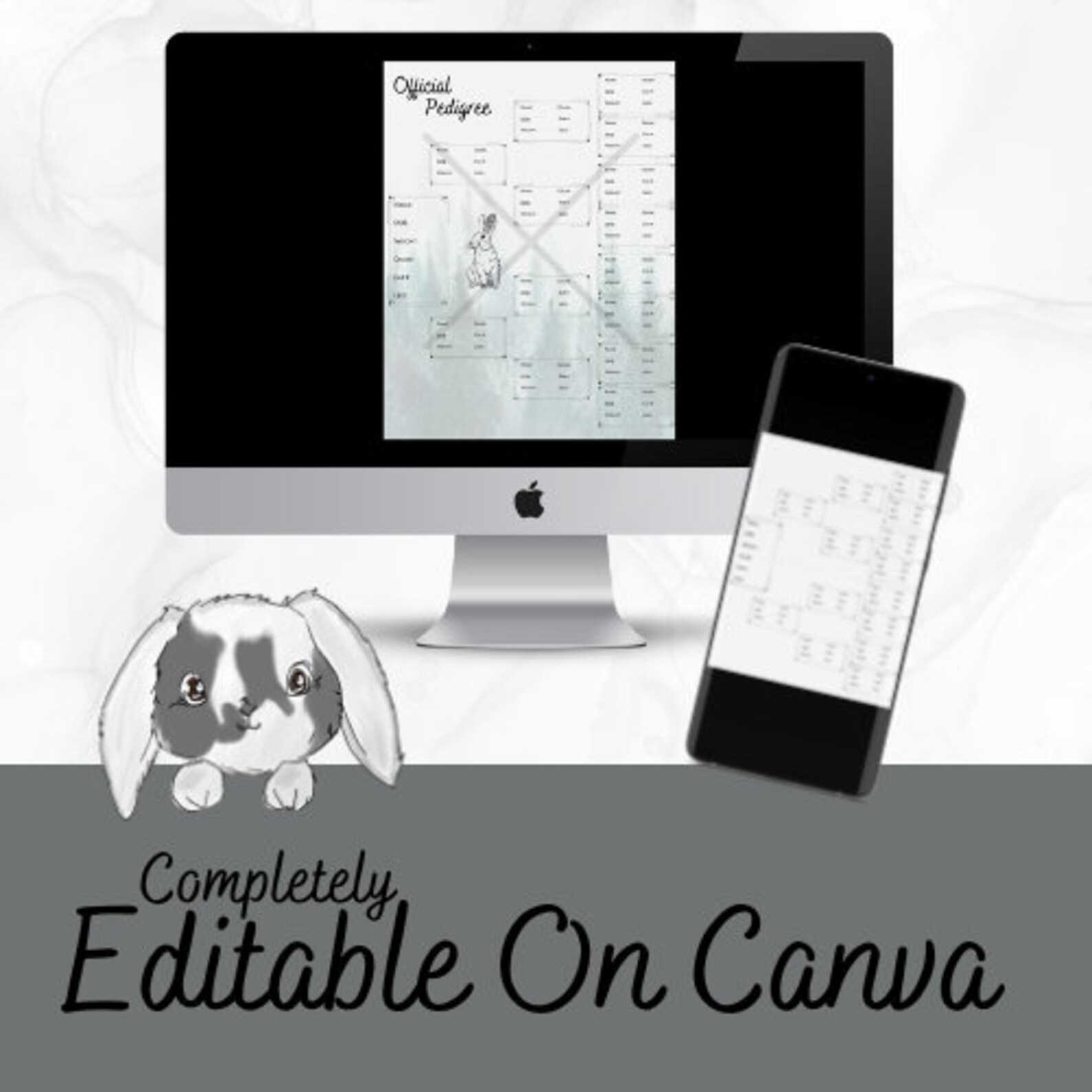 Rabbit Pedigree, Rabbitry, Bunny, ARBA, Breeder, Personalized Pedigree ...