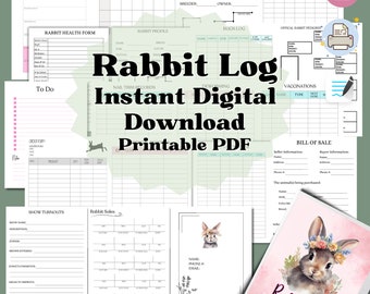 Rabbit Log Book, Rabbit Breeding, Meat Rabbit, Rabbitry, ARBA, Rabbit Show, Bunny Breeding, Showing Rabbits, Rabbits, Pedigree Rabbits