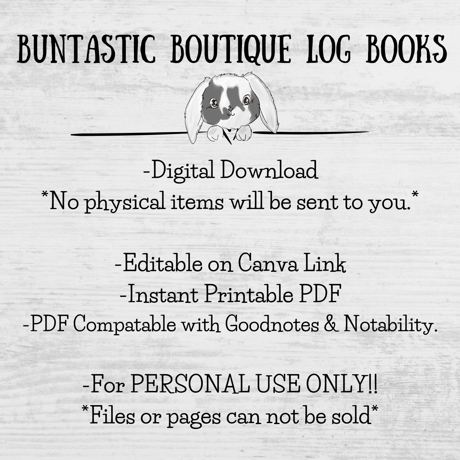 Editable Rabbitry Log Book, Rabbitry Log, Rabbit Breeders, Rabbitry ...