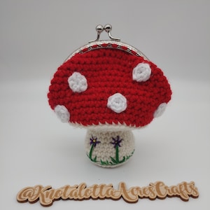 Mushroom Coin Purse, Coin Purse, Change Purse, Mushroom Change Purse, Cottagecore, Gift For Her, Gift for Child