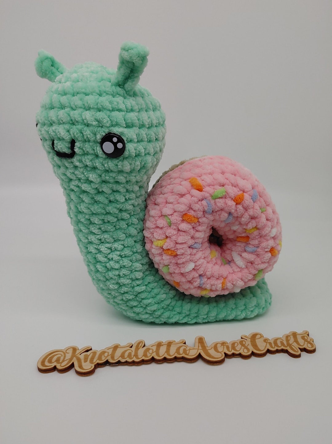 Donut Snail, Snail Plushie, Snail Toy, Donut Gift, Gift for Her, Plush Snail, Christmas Gift - Etsy