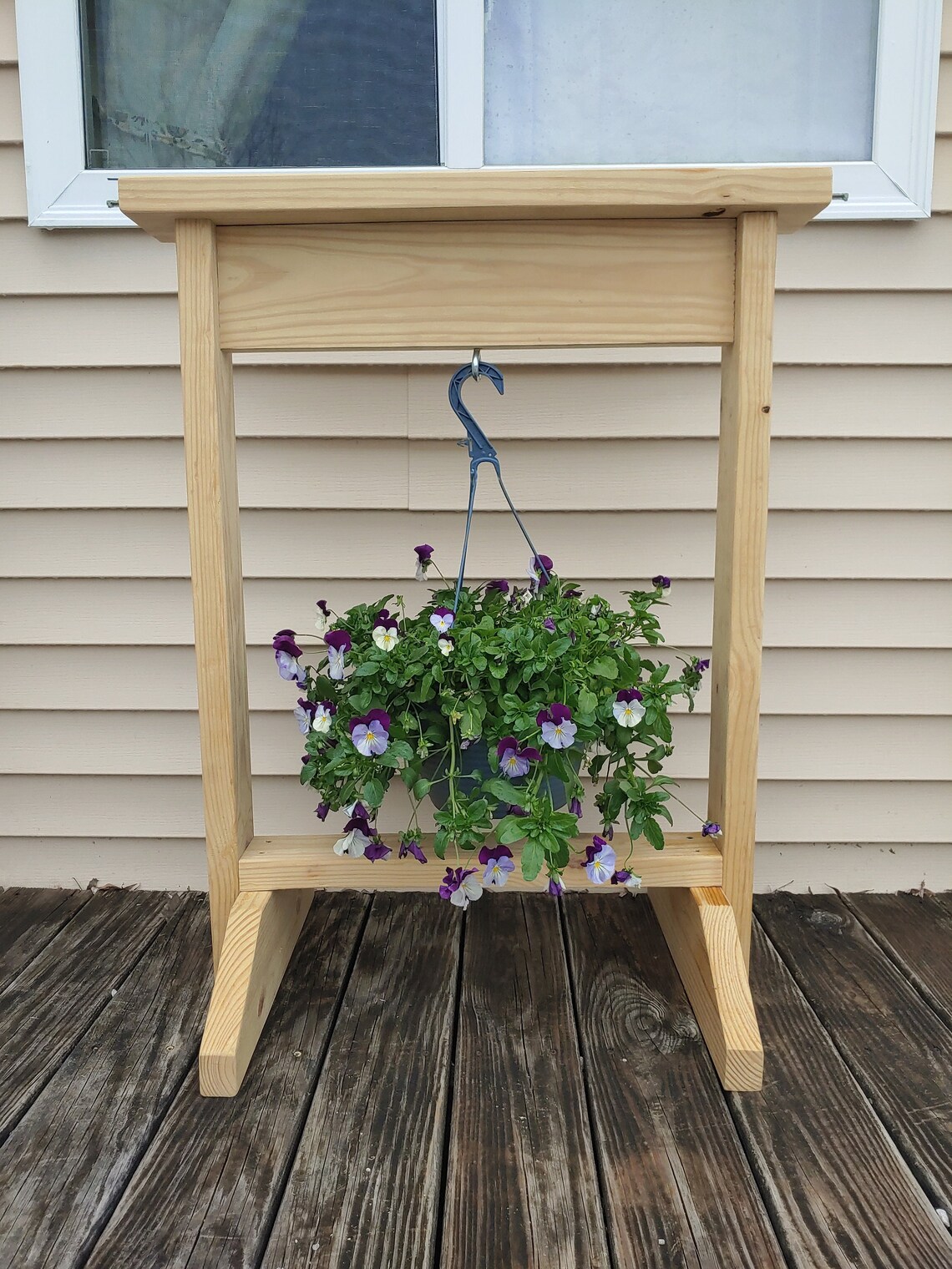 Hanging Flower Basket Stand Plans Etsy