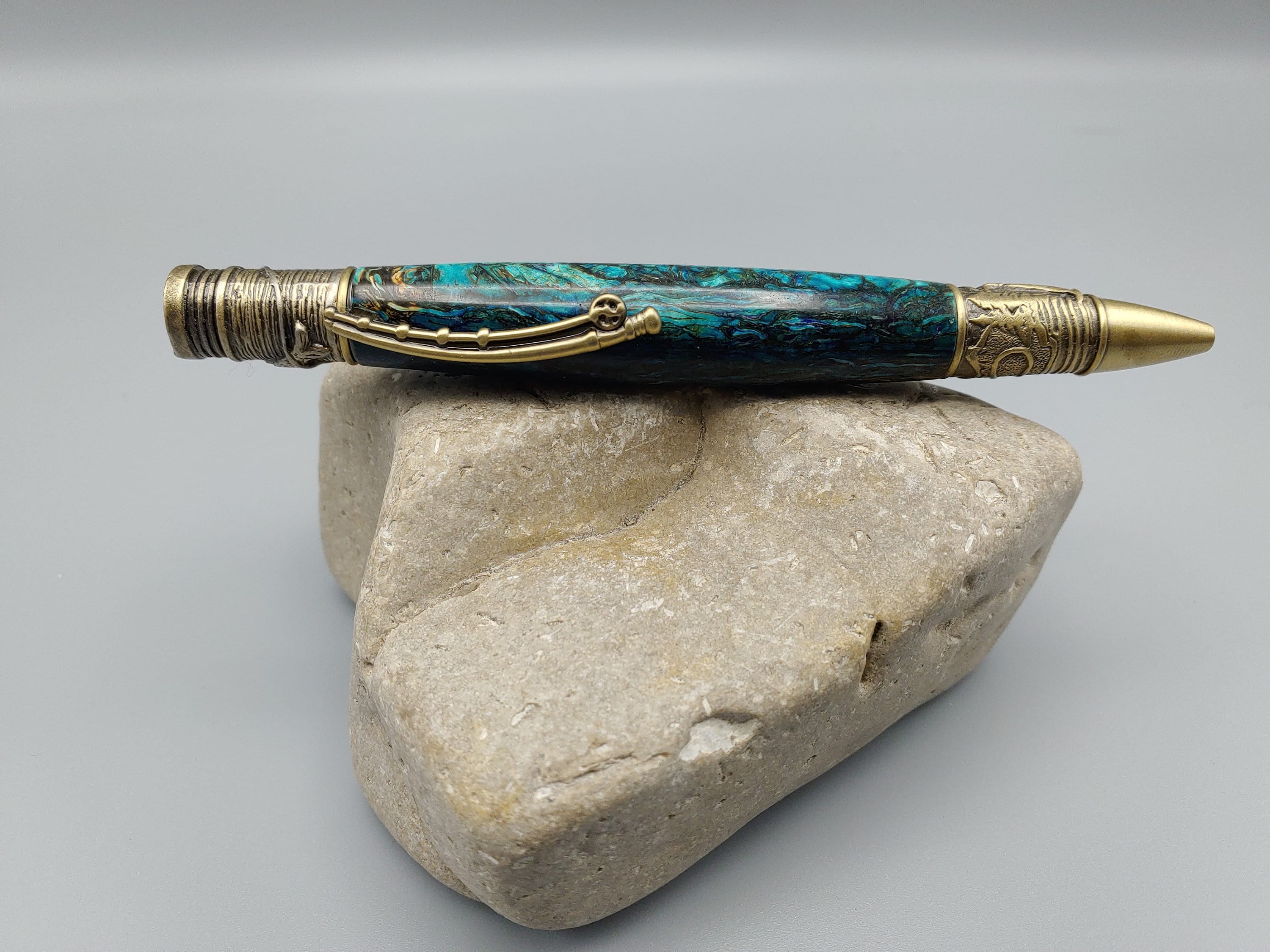 Fly Fishing Pen, Hempwood Pen, Antique Brass Pen, Fly Fishing Gift, Gift  for Him, Fisherman Gift