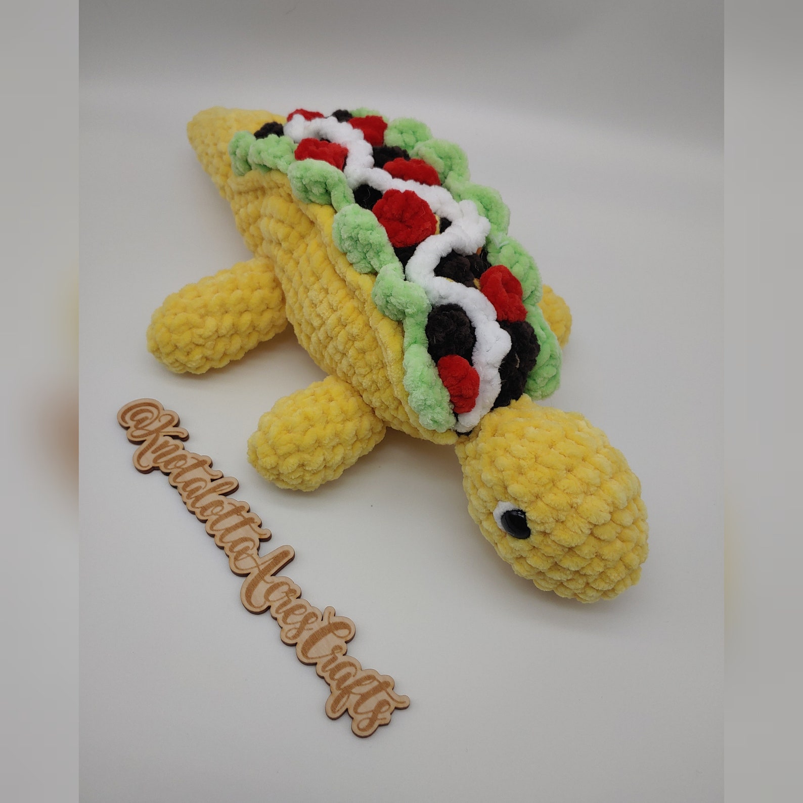 Tacosauraus Tacosaurus Crochet Taco Dinosaur Taco Dino Etsy