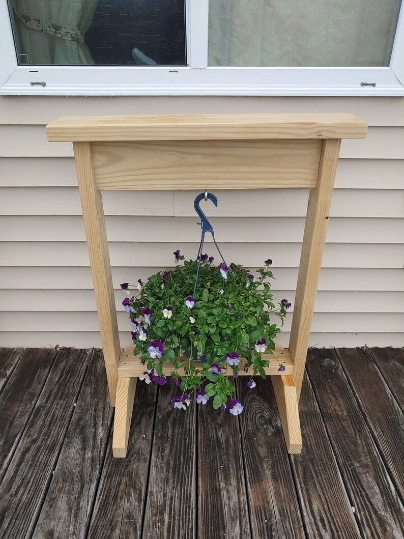Hanging Flower Basket Stand Plans Etsy