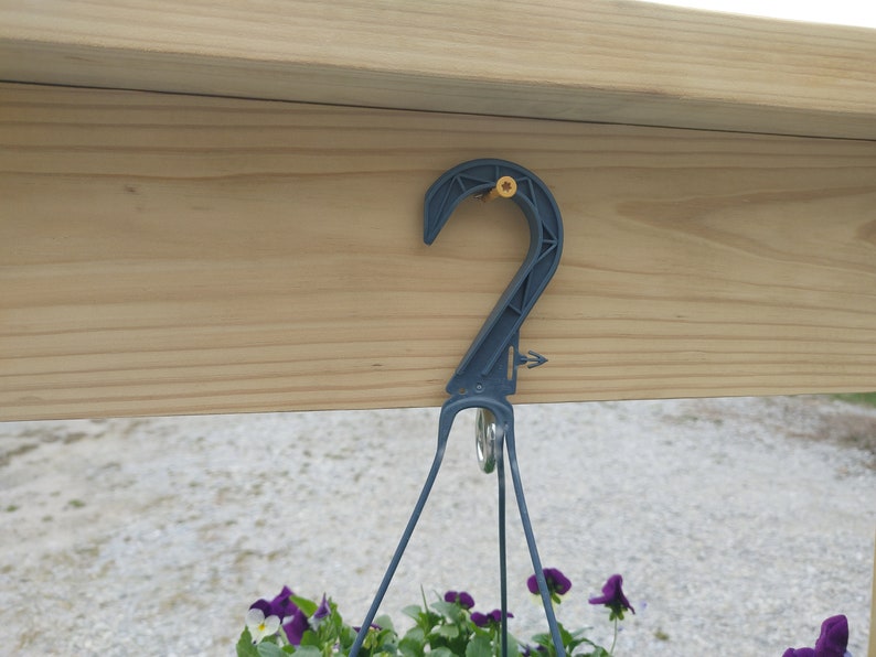 Hanging Flower Basket Stand Plans Etsy