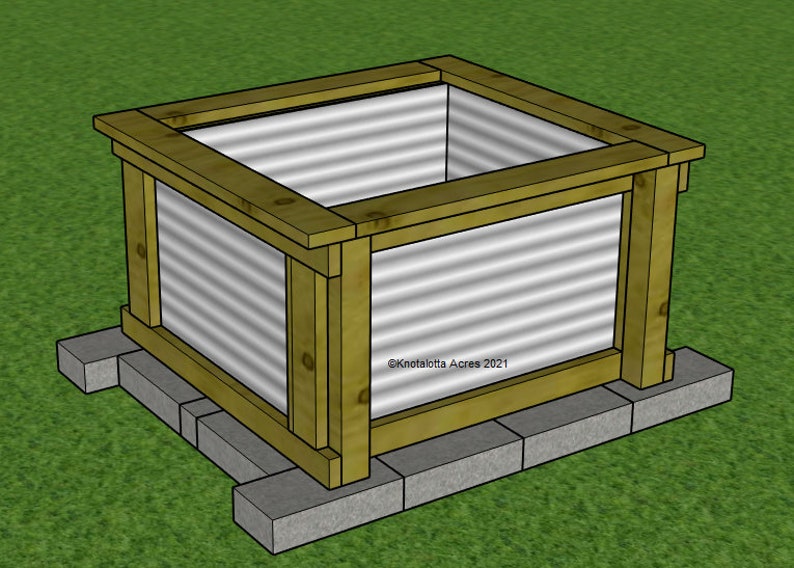 4X4 Raised Garden Bed Plans/Raised Planter Plans ...