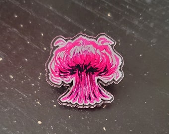 Pinker Explosions Pin (Unbeabsichtigter Barbenheimer)